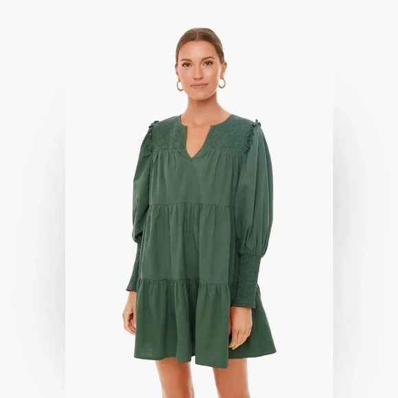 Tuckernuck Pomander Place Ceci Smocked Tiered Mini Dress - Picture 1 of 9
